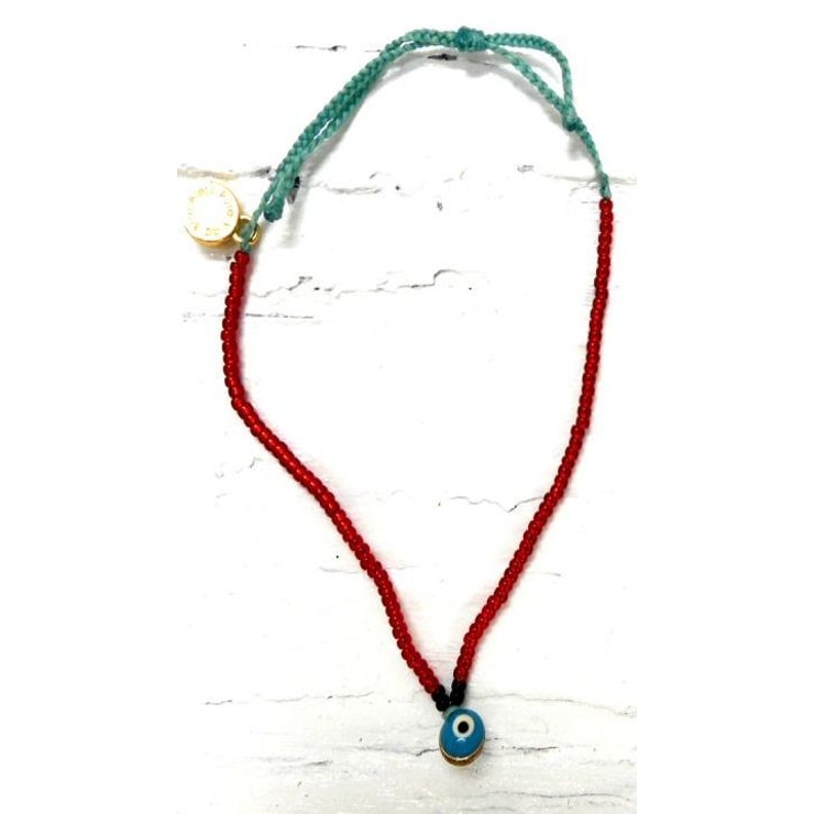 レッド | プラヴィダブレスレット EVIL EYE BITTY CHARM BEAD | BACKHEAD