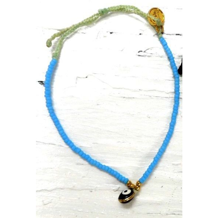 ターコイズ | プラヴィダブレスレット EVIL EYE BITTY CHARM BEAD | BACKHEAD