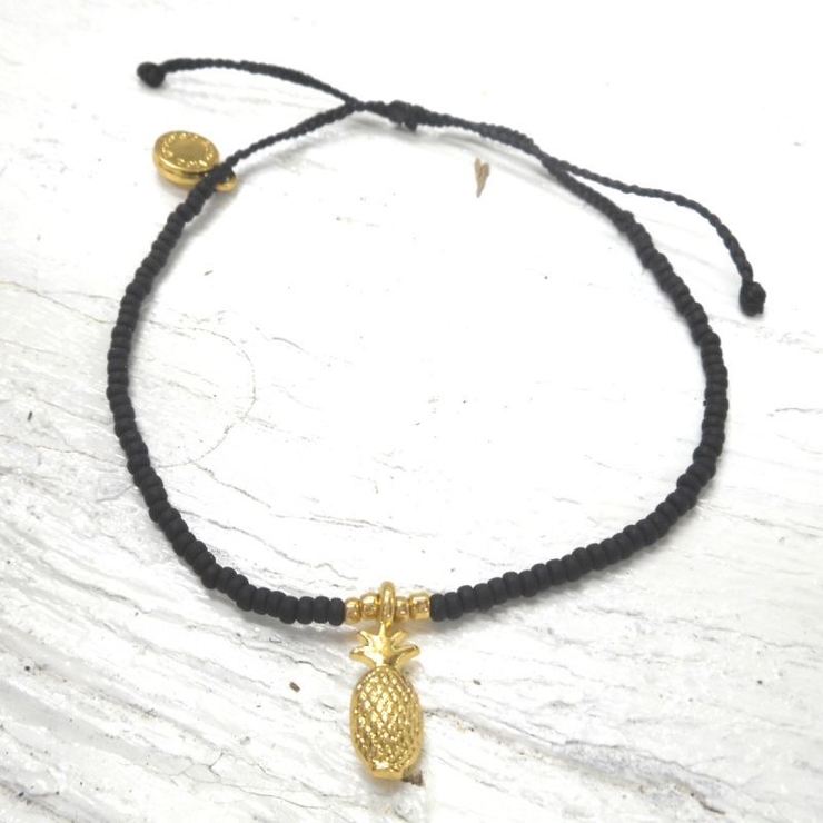 ブラック | プラヴィダブレスレット PINE BITTY CHARM BEAD | BACKHEAD