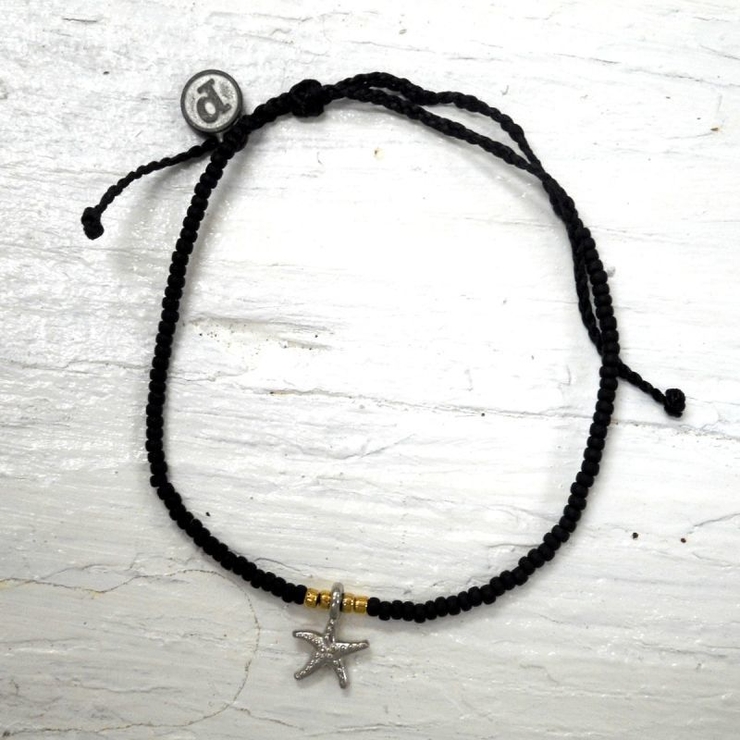 ブラック | プラヴィダブレスレット STARFISH BITTY CHARM BEAD  | BACKHEAD