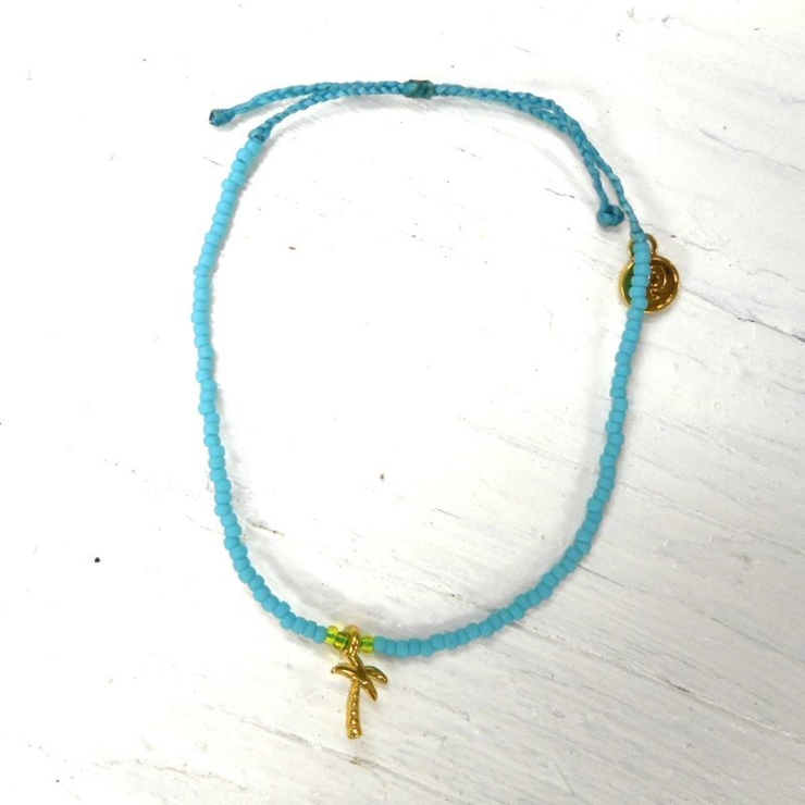 ブルー | プラヴィダブレスレット PARMTREE BITTY CHARM BEAD  | BACKHEAD
