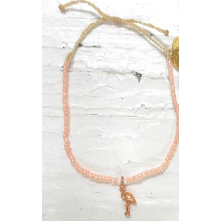 ピンク | プラヴィダブレスレット FLAMINGO BITTY CHARM BEAD | BACKHEAD
