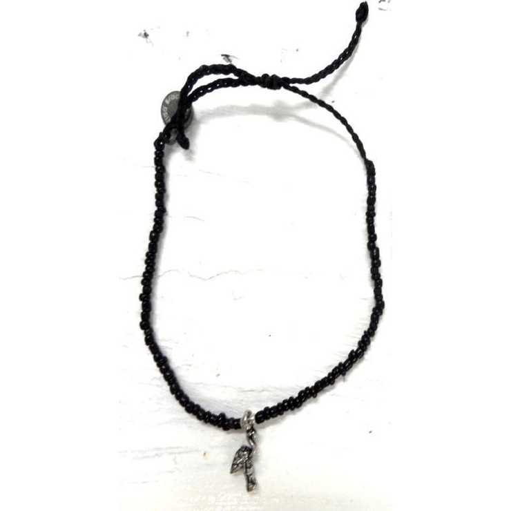 ブラック | プラヴィダブレスレット FLAMINGO BITTY CHARM BEAD | BACKHEAD