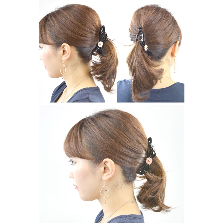 バナナクリップ ヘアクリップ レディースヘアアクセサリー