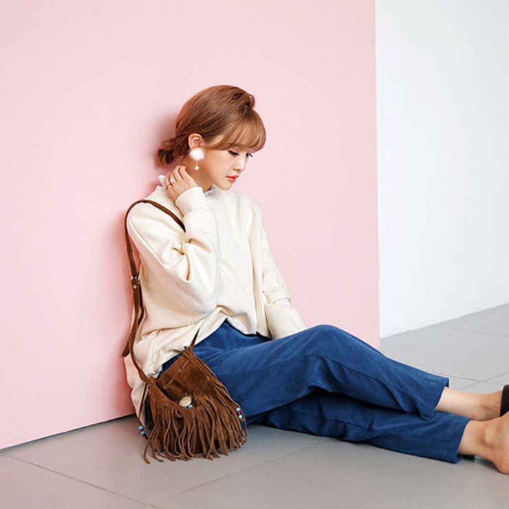 ピアス ファーピアス ロングピアス | terracotta | 詳細画像15 