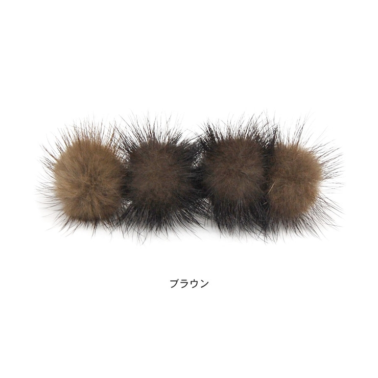 ふわふわ リアルミンクファー リアルファー | terracotta | 詳細画像12 