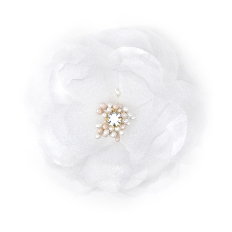 ３．ホワイト | コサージュ 2way オケージョン | terracotta