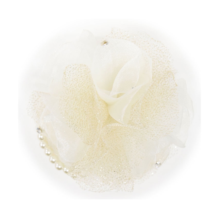 ４．ホワイト | コサージュ 2way オケージョン | terracotta