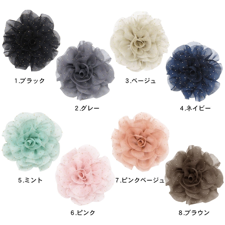 コサージュ ふんわり オケージョン | terracotta | 詳細画像2 