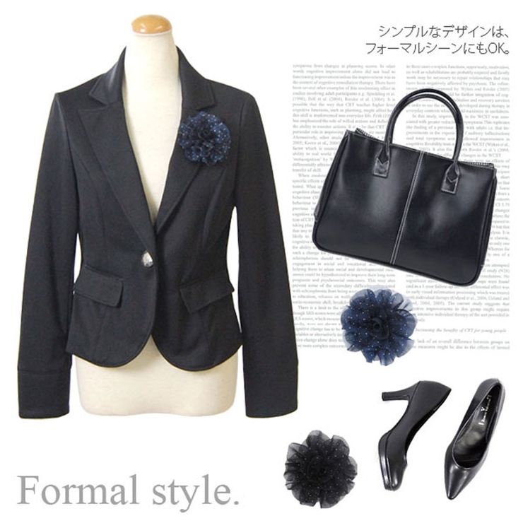 コサージュ ふんわり オケージョン | terracotta | 詳細画像5 