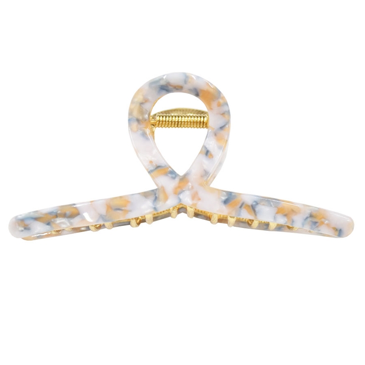 ５．マーブルブルー | バンスクリップ くるりん ヘアアクセサリー | terracotta