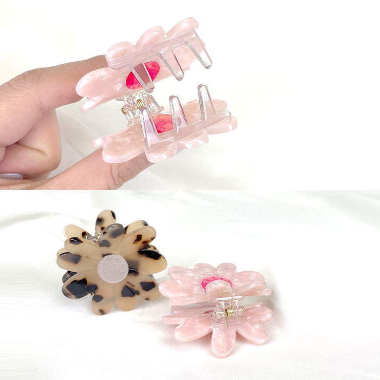 ヘアクリップ バンスクリップ アセテート | terracotta | 詳細画像7 