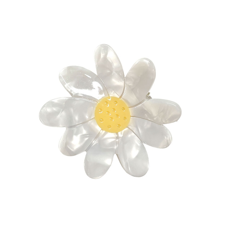 １．ホワイト | ヘアクリップ バンスクリップ アセテート | terracotta