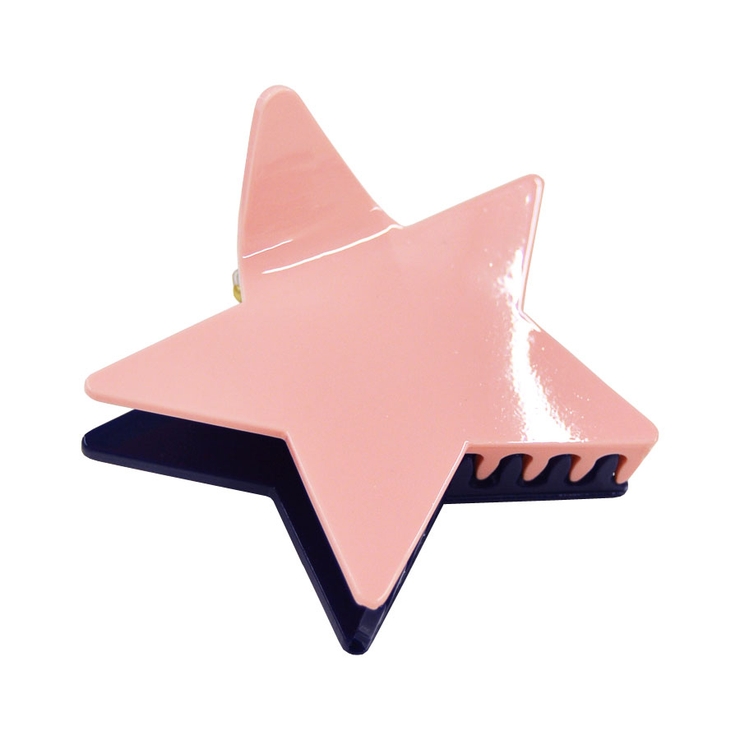 ５．ピンク×ネイビー | バンスクリップ 星 スター | terracotta