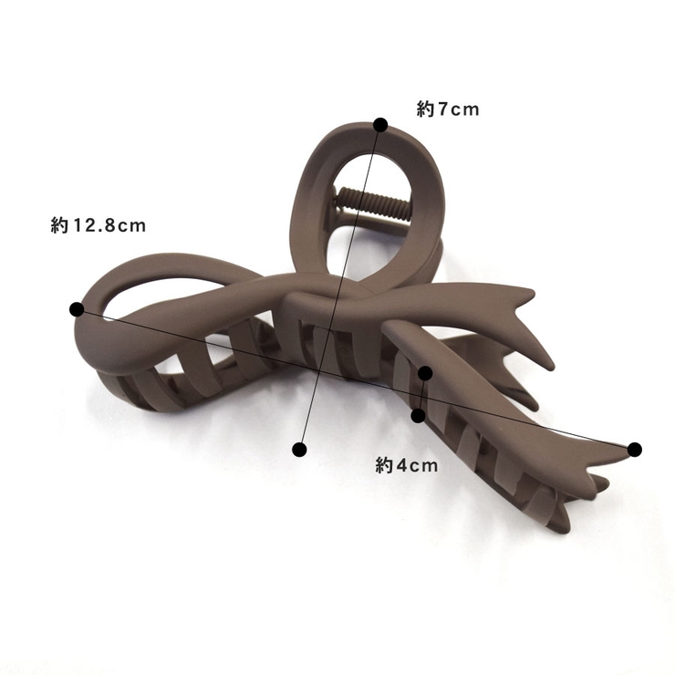 バンスクリップ リボン マット | terracotta | 詳細画像7 