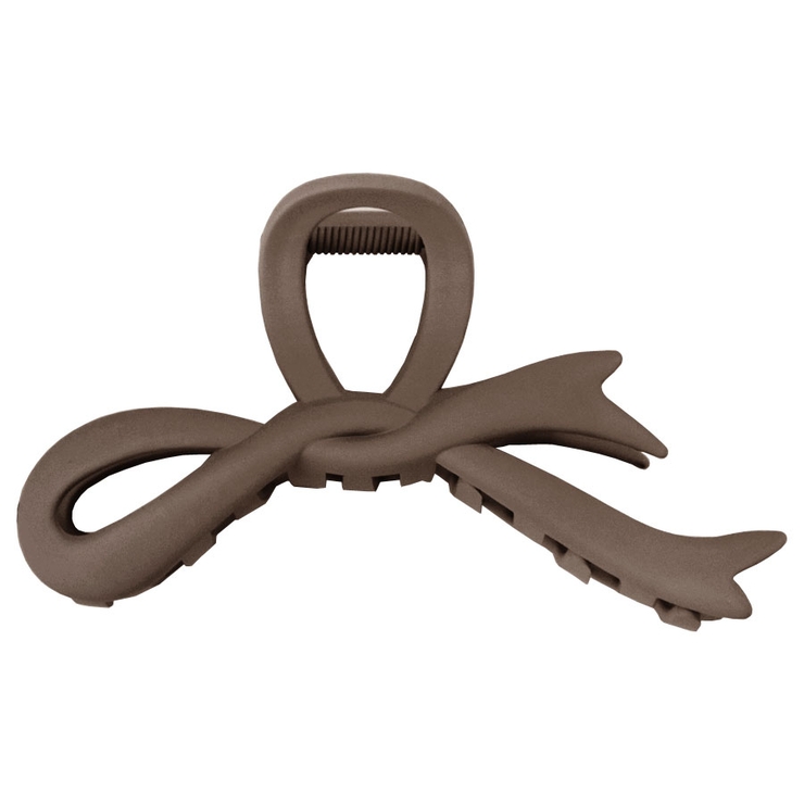 １．ダークブラウン | バンスクリップ リボン マット | terracotta