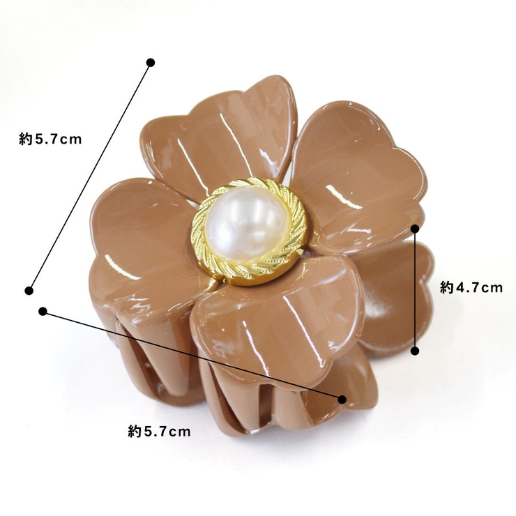 バンスクリップ フラワー 花 | terracotta | 詳細画像7 