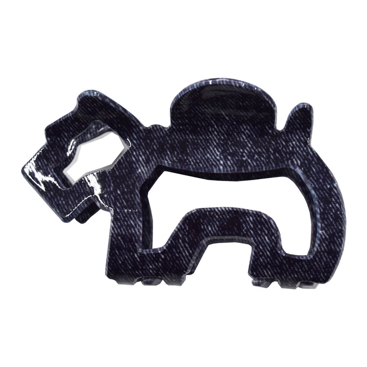 １．ダークデニム | 犬 ドッグ ヘアクリップ | terracotta