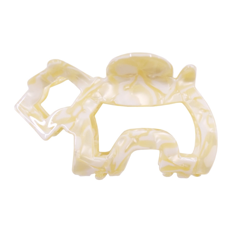 ６．マーブルホワイト | 犬 ドッグ ヘアクリップ | terracotta