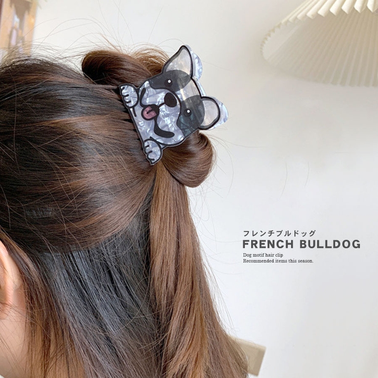 犬 ヘアクリップ 大きめ | terracotta | 詳細画像10 