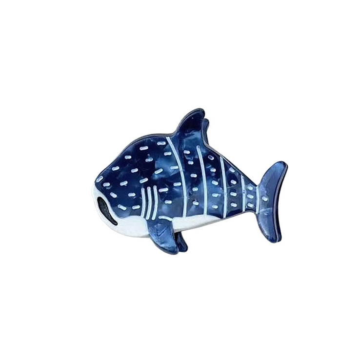 ３．ブルー | ミニクリップ ヘアクリップ シャーク | terracotta