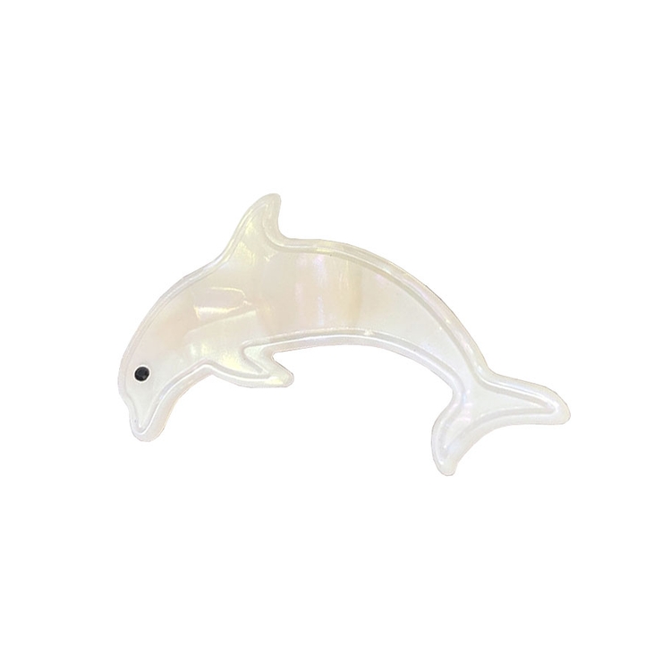 ２．ホワイト | イルカ ヘアクリップ ミニクリップ | terracotta