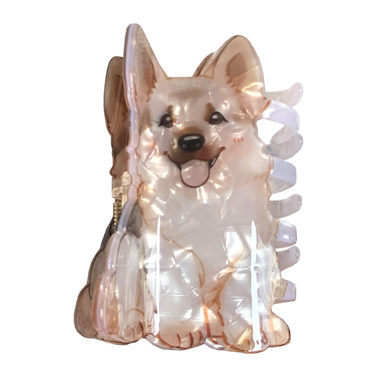 ７．シェパード | 犬 ヘアクリップ かわいい | terracotta