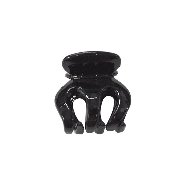 １．ツヤブラック | ヘアクリップ ハイポニーテール ミニクリップ | terracotta