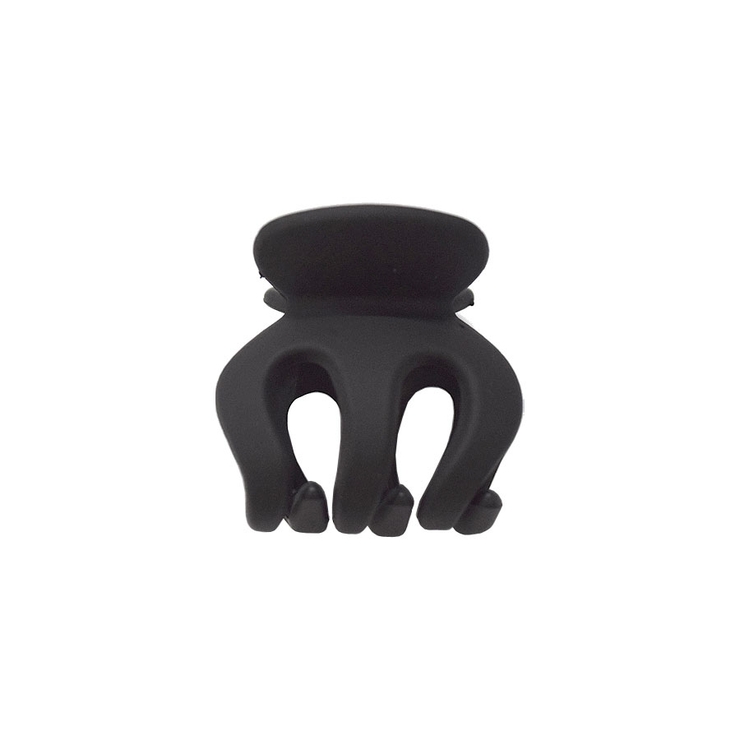 ２．マットブラック | ヘアクリップ ハイポニーテール ミニクリップ | terracotta