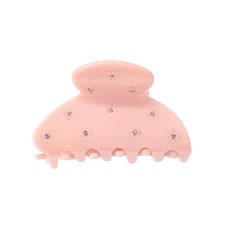 ▲限定90シンプル半円形ラメ付花びら小さめバンズクリップ約5.5cm 可愛い上品 ミニ星型バンスクリップ | ファッション通販サイト NUGU