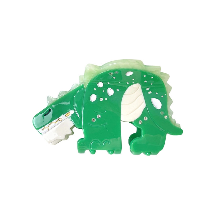 １．グリーン | ヘアクリップ 恐竜 ダイナソー | terracotta