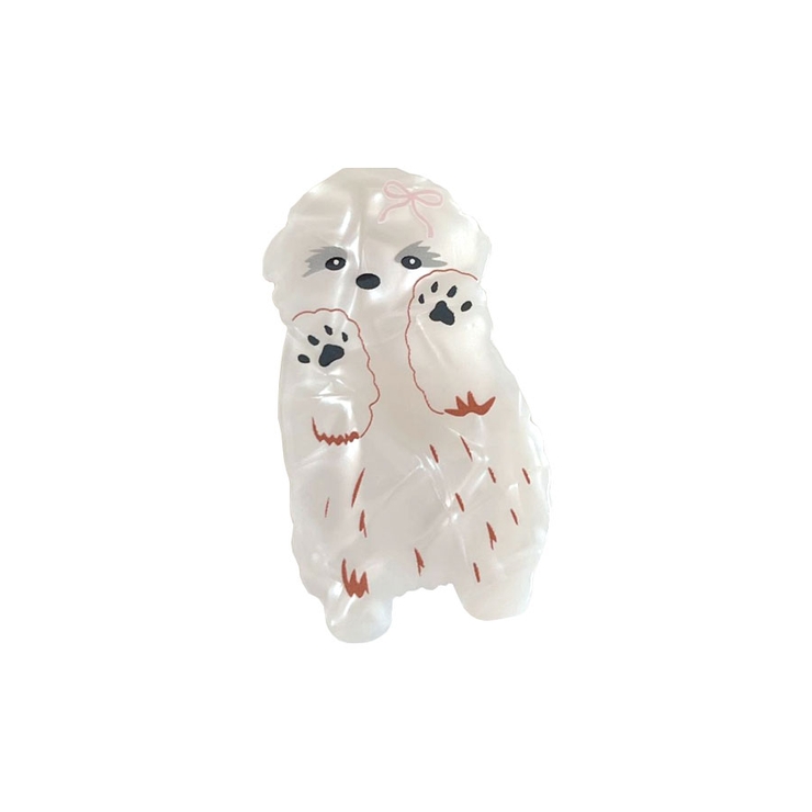 １１．シーズー | ヘアクリップ 小さめ ミニ | terracotta