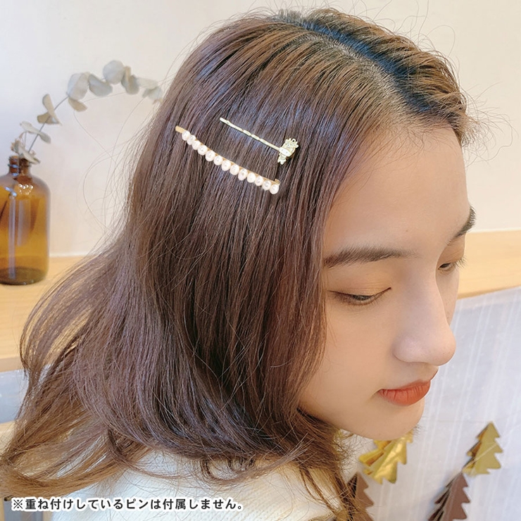 淡水パール バロックパール ヘアピン | terracotta | 詳細画像5 