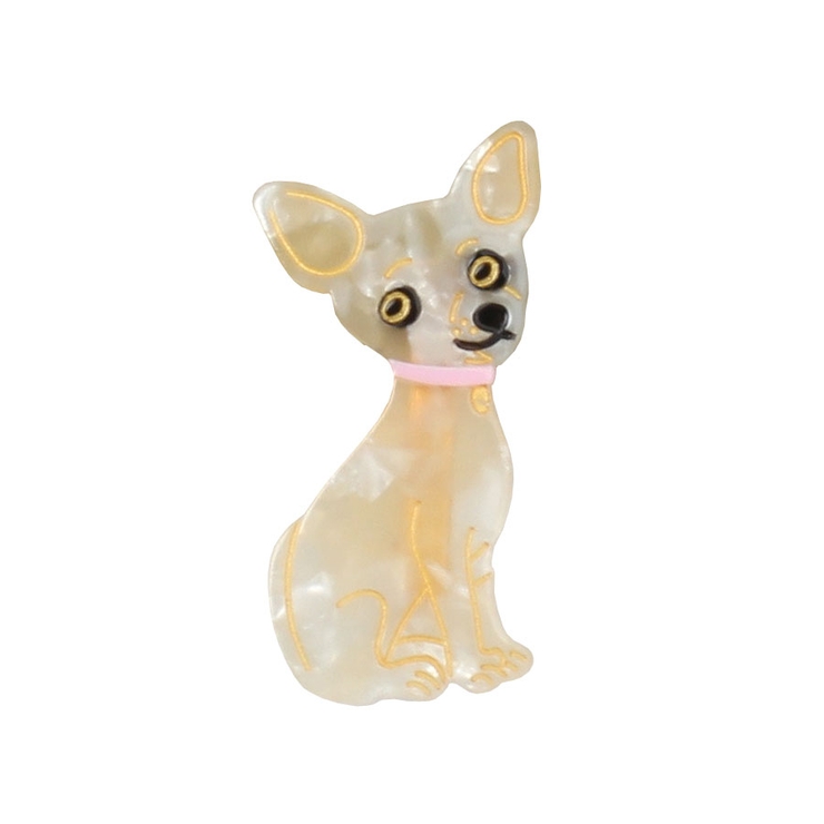 １．マルチーズ | ヘアクリップ 犬 動物 | terracotta