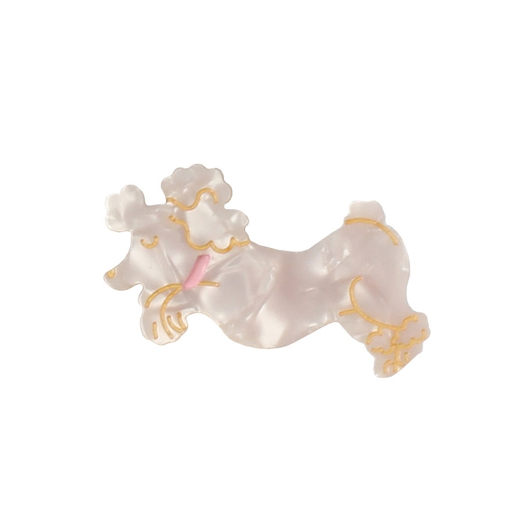 ９．プードル | ヘアクリップ 犬 動物 | terracotta