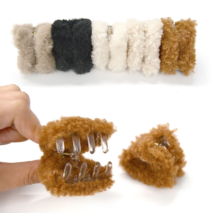 ねこ耳 ヘアクリップ 2個セット | terracotta | 詳細画像12 