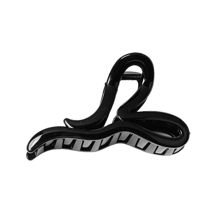 １．ブラック | ヘアクリップ 大きめ しっかり | terracotta