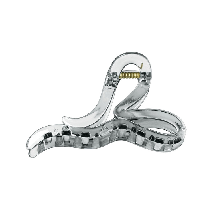 ４．クリアブルー | ヘアクリップ 大きめ しっかり | terracotta