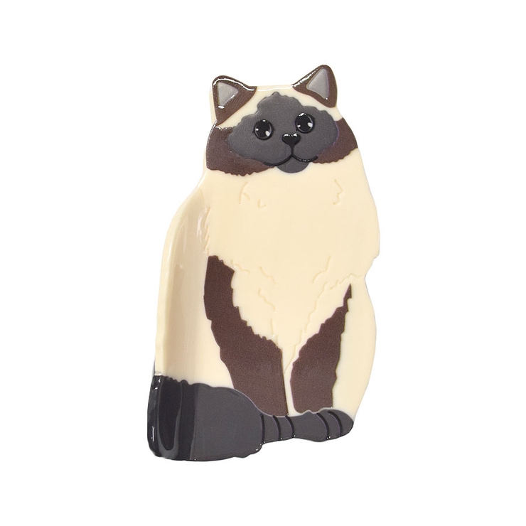 ５．ヒマラヤンアイボリー | ヘアクリップ 猫 動物 | terracotta