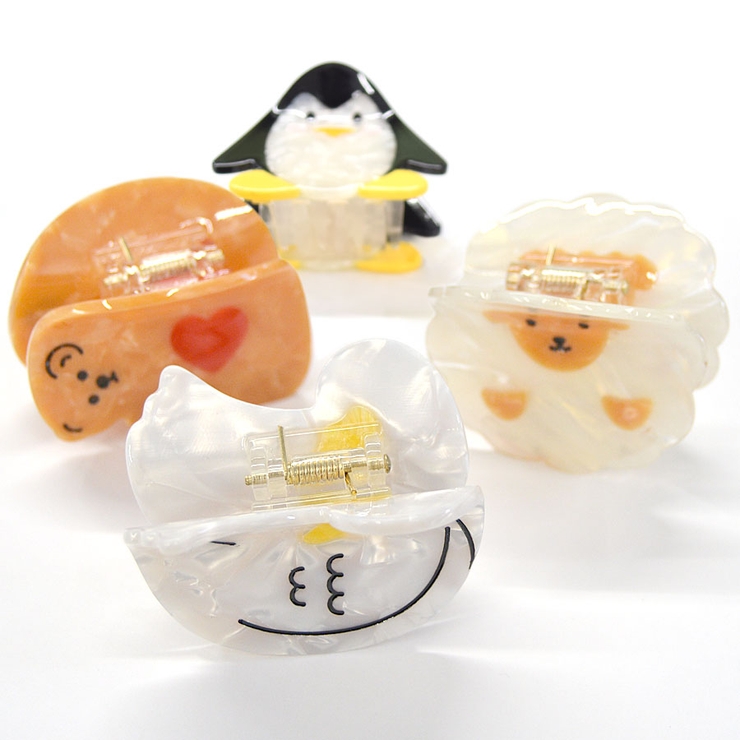 ヘアクリップ 動物 バンスクリップ | terracotta | 詳細画像5 