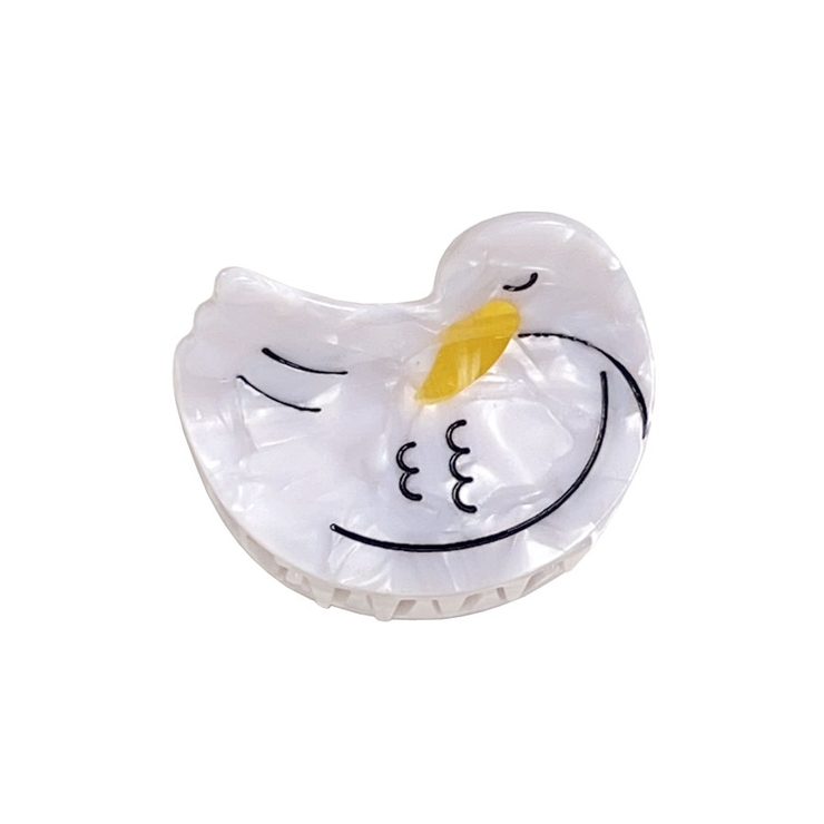 ２．あひる | ヘアクリップ 動物 バンスクリップ | terracotta