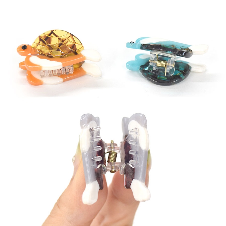 ウミガメ ヘアクリップ ミニ | terracotta | 詳細画像4 