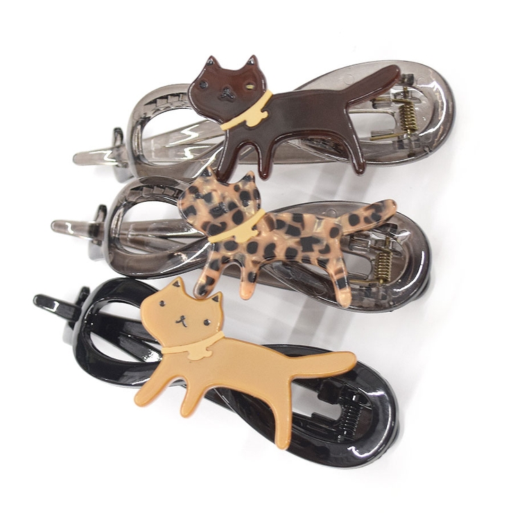 ヘアクリップ 猫 大きめ | terracotta | 詳細画像6 