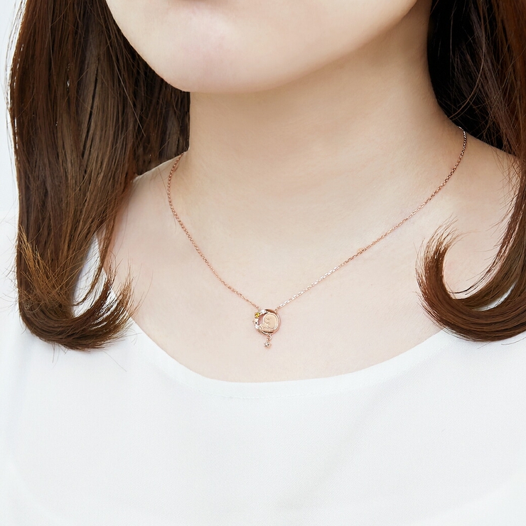 ⭐︎【天然】フラワールチルオーツ ペンダントトップ K18 ほし 12mm