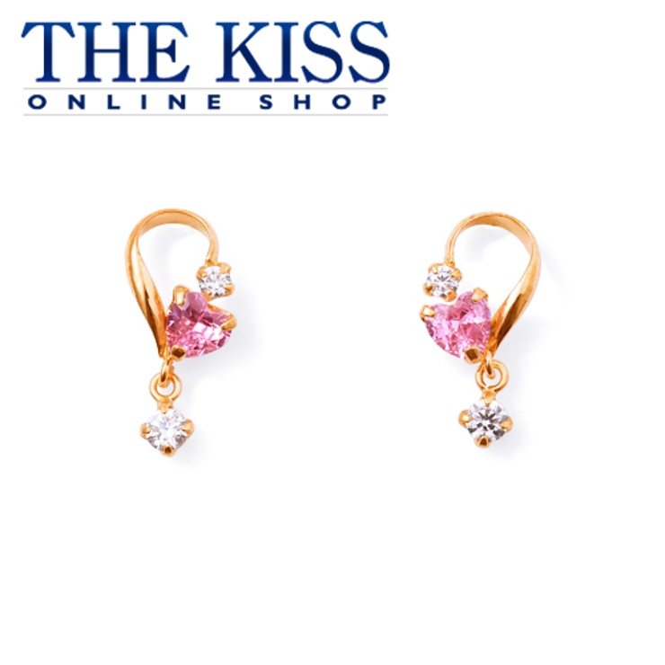 THE KISS レディースネックレス クロス K10（ペアネックレス THE
