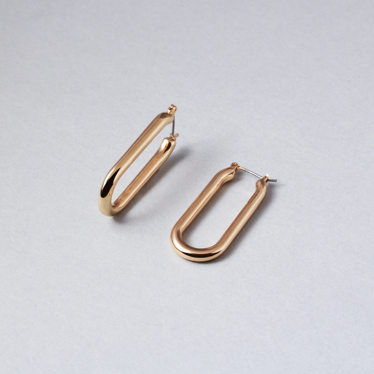 ゴールド | ピアス フープ 韓国 | THE KISS 