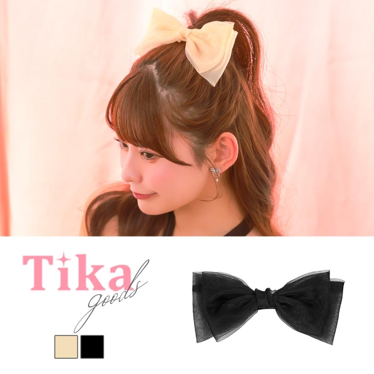 ベージュ | Tika ヘアアクセサリー ヘアクリップ | Tika