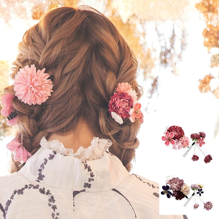 ヘアアクセサリー ガーリー髪飾り  髪飾り2点セット[品番：XK000011640]｜Tika（ティカ）のレディースファッション通販｜SHOPLIST（ショップリスト）