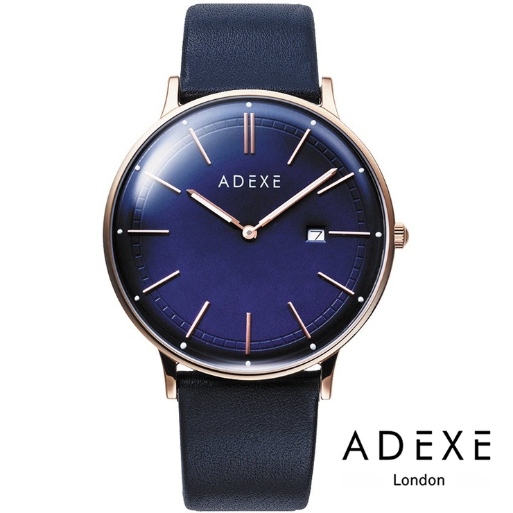ADEXE 送料0円 大人気の アデクス デイト 腕時計