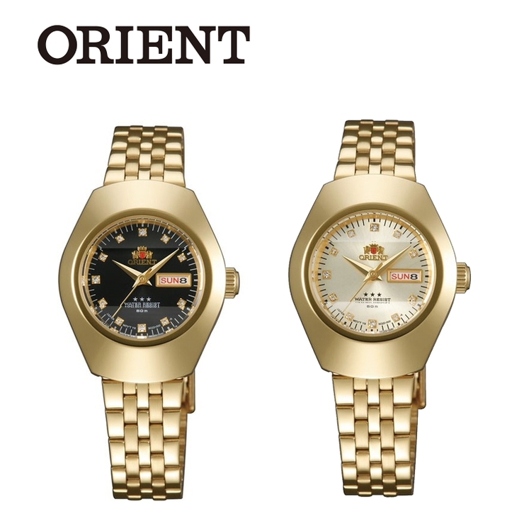 オリエント 女性用 腕時計 ゴールド　自動巻　日本製 新品 未使用 Amazon.co.jp: ORIENT オリエント レディース ゴールドトーン トライ